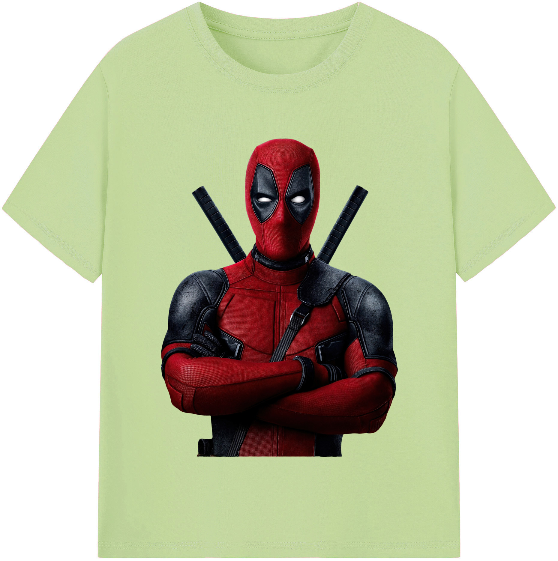 （画像用） Deadpool デッドプール 綿100％半袖Tシャツ（フロントプリント）